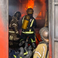 STCW Basic Safety Training Fire Prevention and Fire Fighting at South West Maritime Academy.