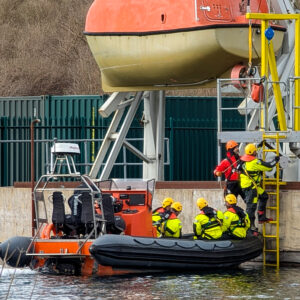 GWO Sea Survival Refresher Module at South West Maritime Academy.
