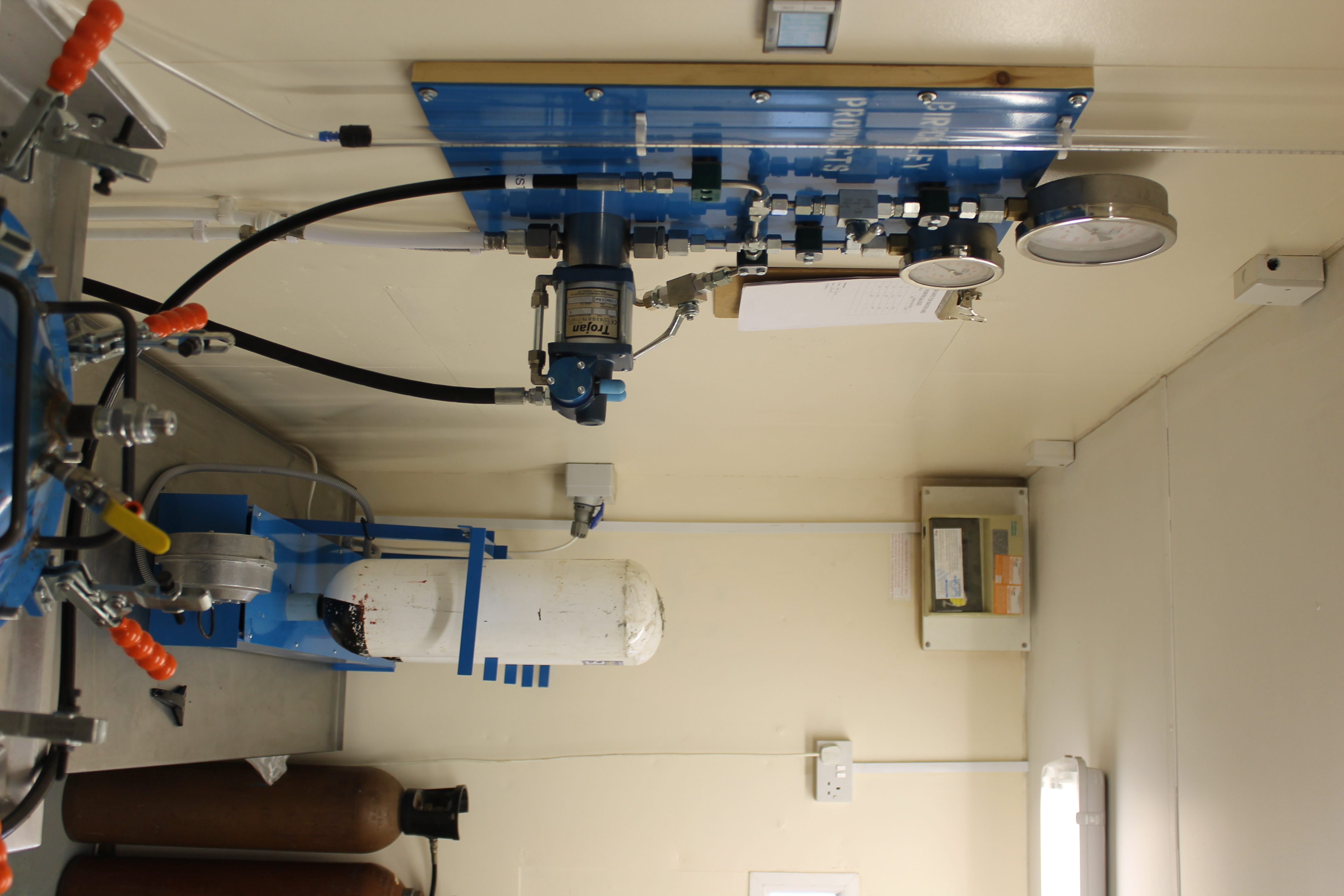 Cylinder testing South West Maritime Academy